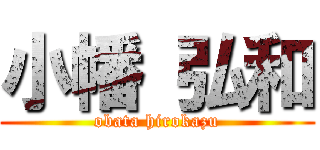 小幡 弘和 (obata hirokazu)