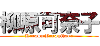 柳原可奈子 (Kanako Yanagihara)