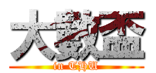 大數盃 (in THU)