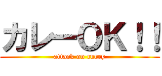 カレーＯＫ！！ (attack on curry)