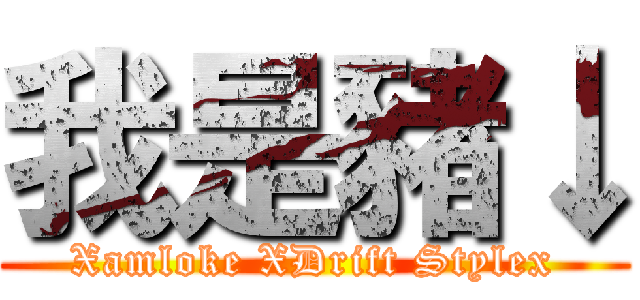 我是豬↓ (Xamloke XDrift Stylex)