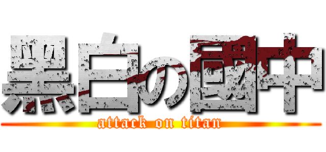 黑白の國中 (attack on titan)