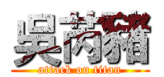 吳芮豬 (attack on titan)