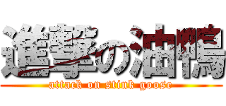 進撃の油鴨 (attack on stink goose)