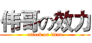 伟哥の效力 (attack on titan)