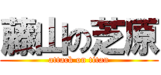 藤山の芝原 (attack on titan)