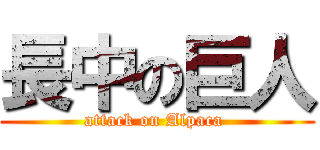 長中の巨人 (attack on Alpaca )