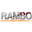 ＲＡＭＢＯ (FIRST BLOOD PART II)