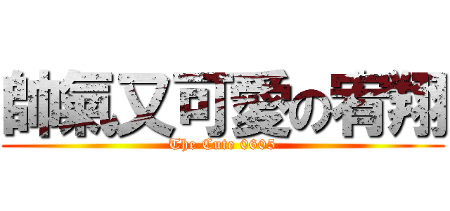 帥氣又可愛の宥翔 (The Cute 0605)