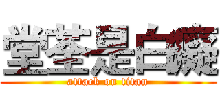 堂荃是白癡 (attack on titan)