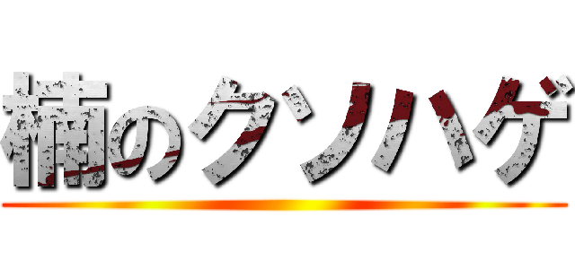 楠のクソハゲ ()