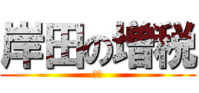 岸田の増税 (１９)