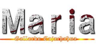 Ｍａｒｉａ (Gallardo Cajachahua )