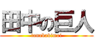 田中の巨人 (tanakakimoi)