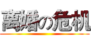 离婚の危机 ()