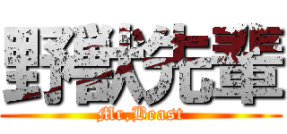野獣先輩 (Mr,Beast)
