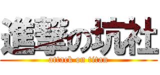 進撃の坑社 (attack on titan)