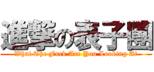 進撃の表子團 (What The Fuck Are You Looking At)