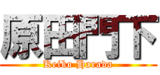 原田門下 (Keiko Harada)