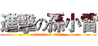 進擊の孫小雷 (attack on titan)