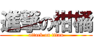 進撃の柑橘 (attack on titan)