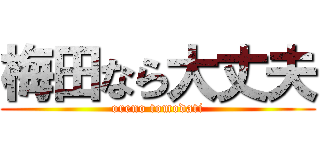 梅田なら大丈夫 (oreno tomodati)