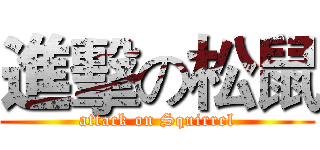 進擊の松鼠 (attack on Squirrel)