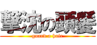 撃沈の頭髪 (guard a hair)