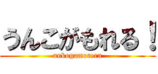 うんこがもれる！ (unkogamoreru)