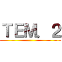 ＴＥＭ．２ ()