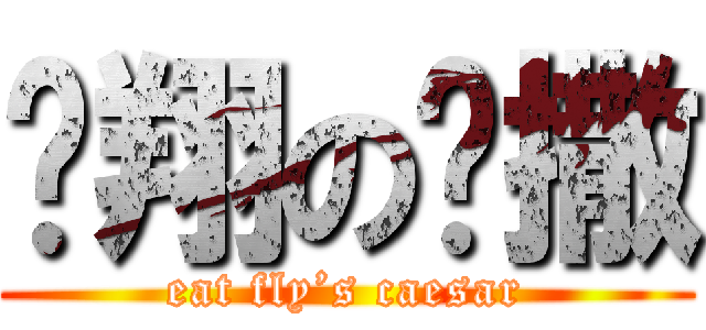 吔翔の凯撒 (eat fly’s caesar)