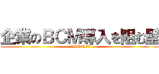 企業のＢＣＭ導入を阻む壁 (最適なBCMとは何か)