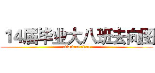 １４届毕业大八班去向图 (attack on titan)