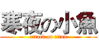 寒夜の小魚 (attack on titan)