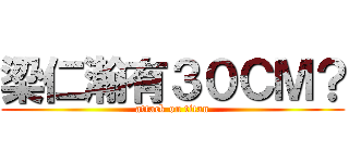 梁仁瀚有３０ＣＭ？ (attack on titan)