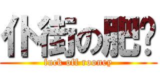 仆街の肥閪 (fuck off rooney)