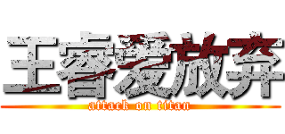 王睿爱放弃 (attack on titan)
