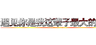 遇见你是我这辈子最大的幸运 (attack on titan)