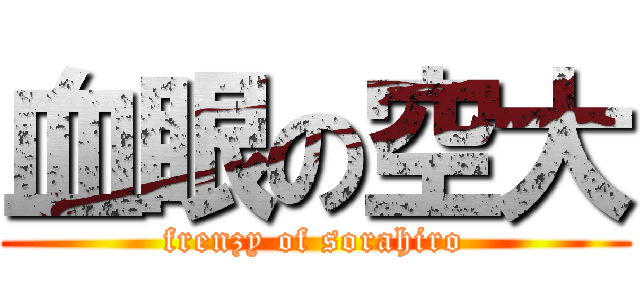 血眼の空大 (frenzy of sorahiro)
