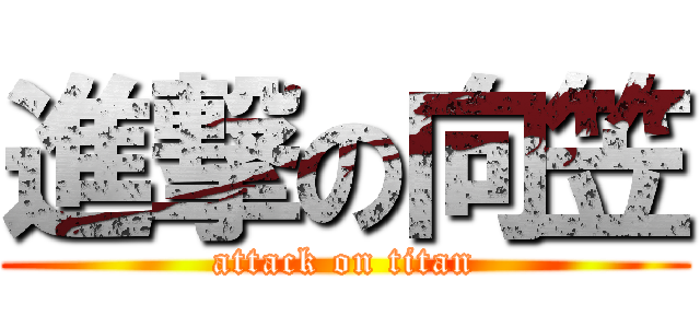 進撃の向笠 (attack on titan)