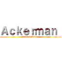 Ａｃｋｅｒｍａｎ  (Livai &Melody)