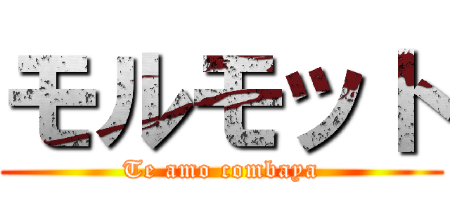 モルモット (Te amo combaya)