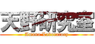 天野研究室 (Amano Laboratory)