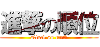 進撃の順位 (attack on rank)