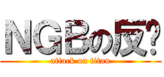 ＮＧＢの反擊 (attack on titan)