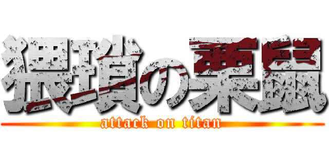 猥瑣の栗鼠 (attack on titan)