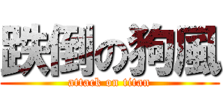 跌倒の狗風 (attack on titan)