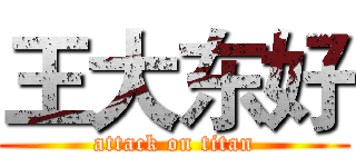 王大东好 (attack on titan)