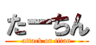 たーちん (attack on titan)