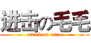 进击の毛毛 (attack on miao)